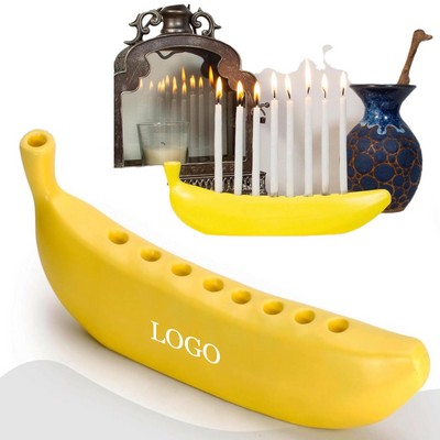 Banana Themed Candle Holder