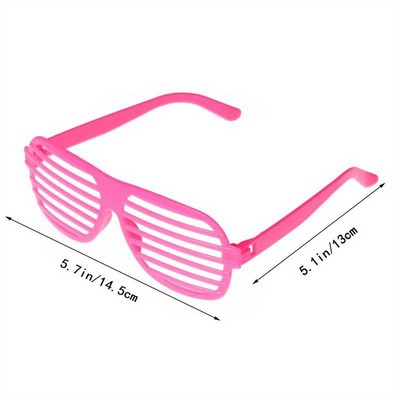 Plastic Shutter Shade Glasses