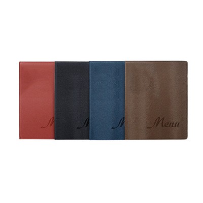 PU Leather Menu Cover with 8 sheets 16 views