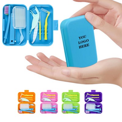 Portable Travel Oral Cleaning Set Detachable Toothbrush