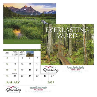 Good Value™ Everlasting Word - Stapled Calendar
