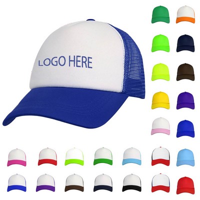 5 Panel Foam Trucker Mesh Cap