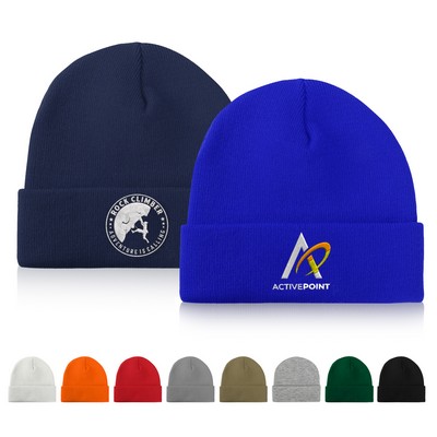 Knit Beanie With Cuff